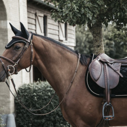KENTUCKY HORSEWEAR - Bonnet Wellington Corduroy - Noir
