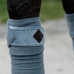 KENTUCKY HORSEWEAR - Bandes de Polo Velvet - Bleu Ciel