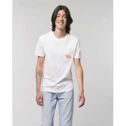 PONY POWER - T-Shirt avec Poche Unisexe - Blanc