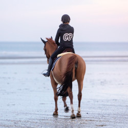 PONY POWER - Veste Légère à Capuche Femme - Noir