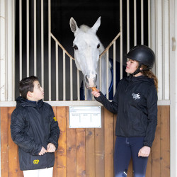 PONY POWER - Veste Légère à Capuche Femme - Noir