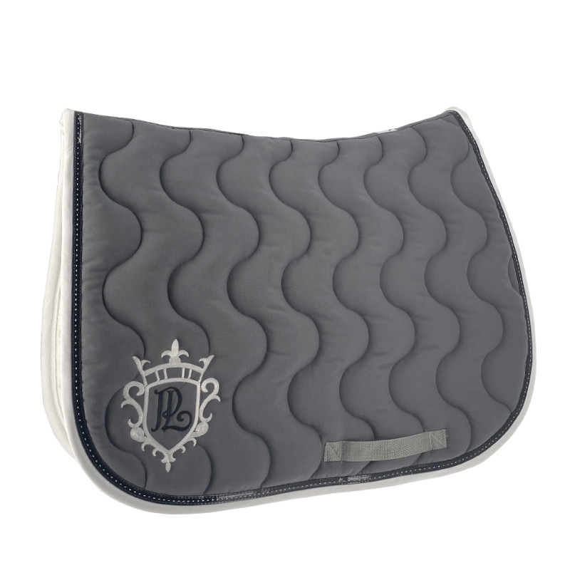 PÉNÉLOPE - Tapis Classique Point Sellier - Gris Souris/Blanc PÉNÉLOPE - Tapis Classique Point Sellier - Gris Souris/Blanc