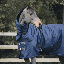 Couvre Cou Kentucky Horsewear All Weather Imperméable Pro 150g Marine