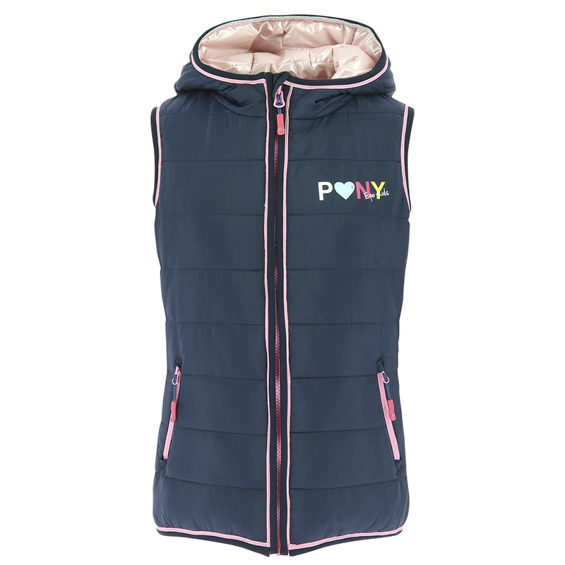 EQUI-KIDS - Veste Sans Manche Réversible Jade - Marine EQUI-KIDS - Veste Sans Manche Réversible Jade - Marine