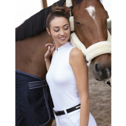 PRO SERIES - Polo de Concours Impulsion Femme - Blanc