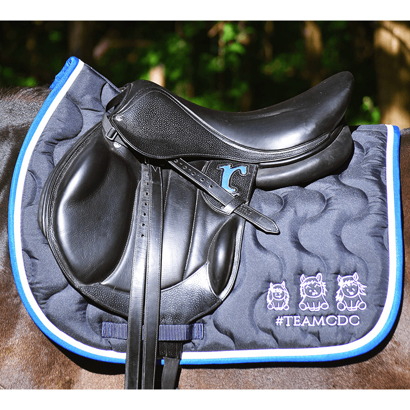 CARNET D'UNE CAVALIÈRE - Tapis Team CDC Premium - Marine