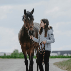 ÉQUITHÈME - Veste Matelassée Lara Enfant - Gris