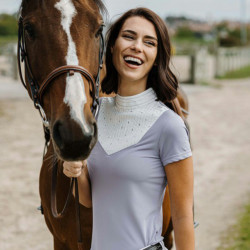 ÉQUITHÈME - Polo de Concours Lerma - Violet