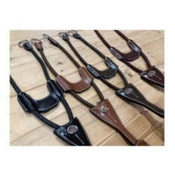 Martingale élastique Jumpin à anneaux - Noir