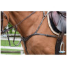 Collier de chasse Jumpin cinq points et martingale Noisette Collier de chasse Jumpin cinq points et martingale Noisette