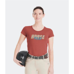 HORSE PILOT - T-Shirt Femme - Terracota