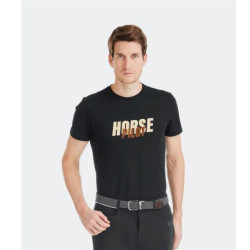 HORSE PILOT - Team T-Shirt Homme - Noir