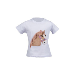 HKM - T-Shirt Lola Fluffy - Blanc