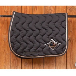 JUMP'IN - Tapis Ecusson Made In France - Noir/Rose Gold