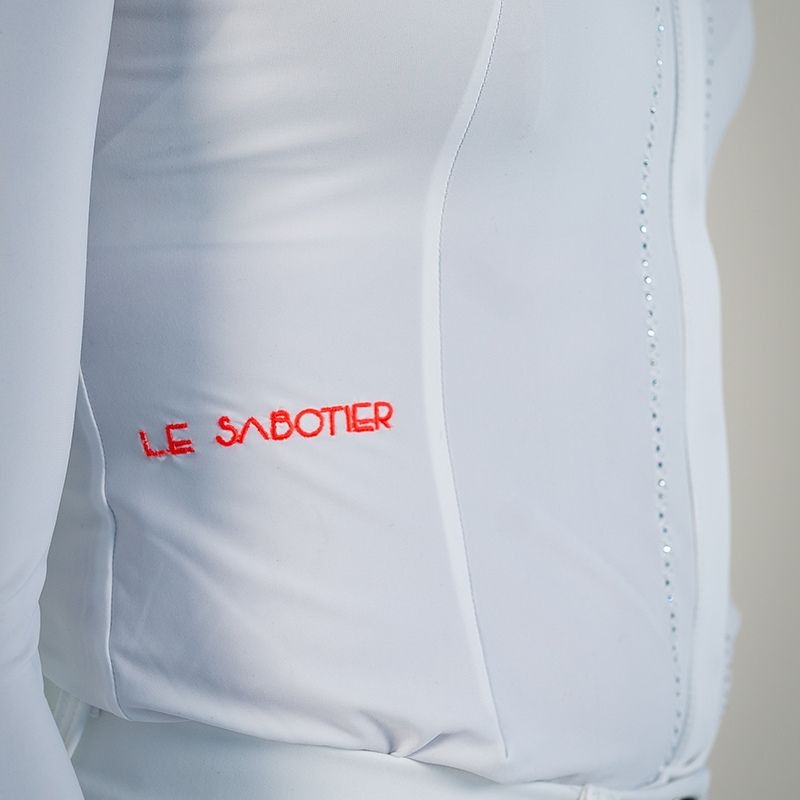 Achat Polo Équitation Felicie Blanc de la marque Le Sabotier Achat Polo Équitation Felicie Blanc de la marque Le Sabotier